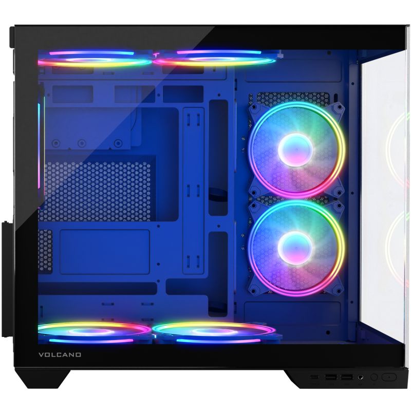 Корпус Modecom VOLCANO PANORAMA APEX ARGB 7F MIDI GREY без БЖ ATX (AT-PANORAMA-7F-ARGB-10-00)