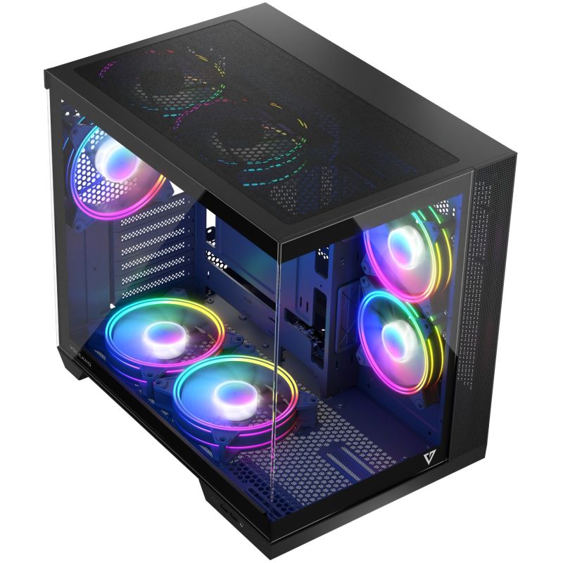 Корпус Modecom VOLCANO PANORAMA APEX ARGB 7F MIDI GREY без БЖ ATX (AT-PANORAMA-7F-ARGB-10-00)