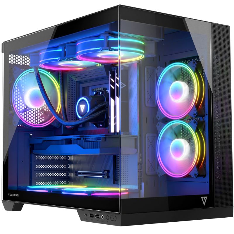 Корпус Modecom VOLCANO PANORAMA APEX ARGB 7F MIDI GREY без БЖ ATX (AT-PANORAMA-7F-ARGB-10-00)