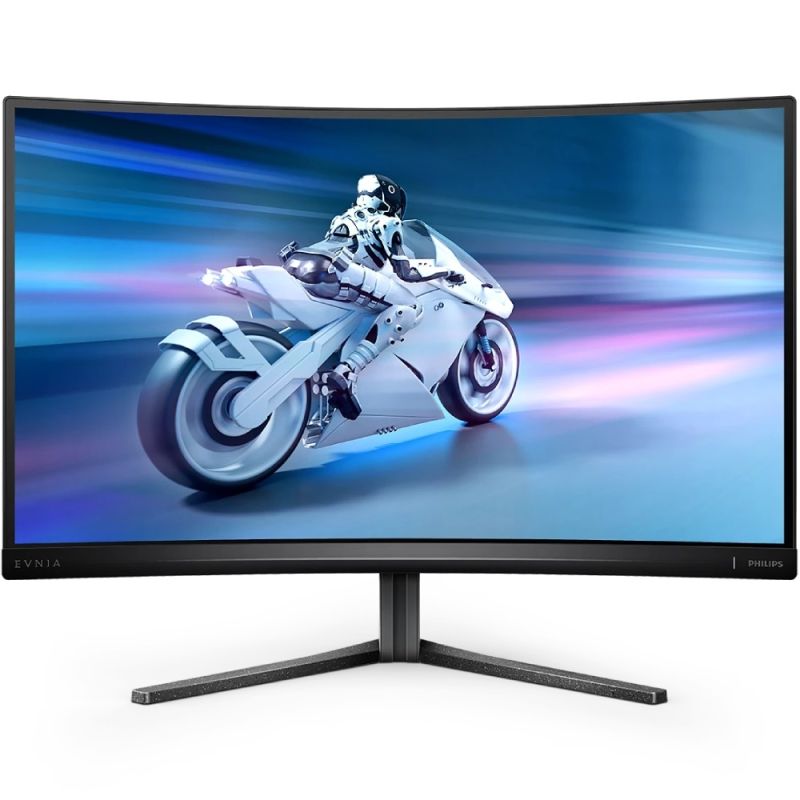 TFT 27" Philips 27M2C5200W, VA, вигнутий, 280Hz, 0,3 ms, 2xHDMI, DP, HAS, Pivot, чорно-сірий (27M2C5200W/00)
