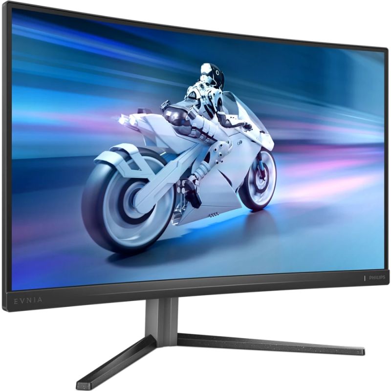 TFT 27" Philips 27M2C5200W, VA, вигнутий, 280Hz, 0,3 ms, 2xHDMI, DP, HAS, Pivot, чорно-сірий (27M2C5200W/00)