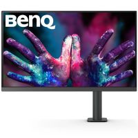 TFT 27" BenQ PD2705UA, IPS, 4K UHD, 99% sRGB, HDMI, DP, USB-C, USB-hub, HAS, колонки, темно-сірий (9H.LKDLA.TPE)