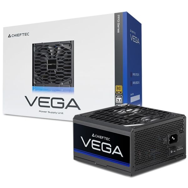 БЖ 750W Chieftec VEGA PPG-750-S ATX 3.1 135mm, 80+ Gold, Retail (PPG-750-S)
