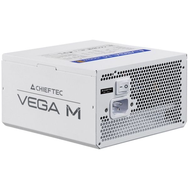 БЖ 850W Chieftec VEGA M PPG-850-CW ATX 3.1 135mm, 80+ Gold, Fully modular, WHITE, Retail (PPG-850-CW)