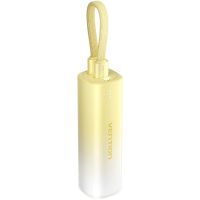 УМБ Vention 5000mAh 20W PD, USB-C In/Out, Lightning In/Out, with cable, Gradient Yellow (FHWY0)