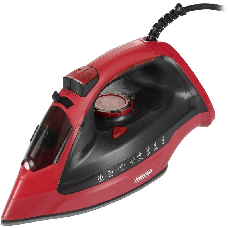 Праска Mesko MS 5031 red 3000Вт/ 400 мл/ кераміка/ ''Крапля-стоп''/автовимкнення/ червона (MS5031)