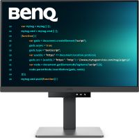 TFT 24.1" BenQ RD240Q, WQXGA, 16:10, HDMI, DP, USB-C, HAS, Pivot, колонки, темно-сірий (9H.LLXLA.TBE)