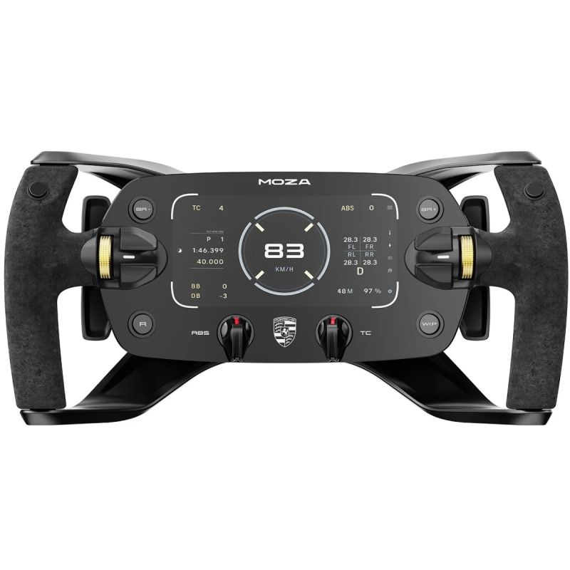 Кермо MOZA Racing Porsche Mission R, 32см, 12кн., дисплей 5,4" OLED  RGB (RS097_Moza)
