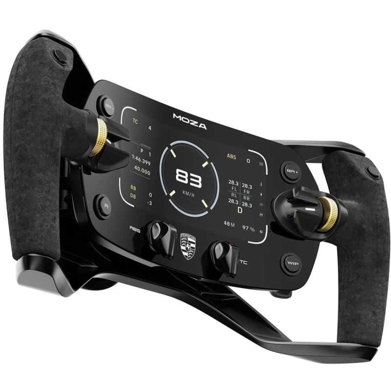 Кермо MOZA Racing Porsche Mission R, 32см, 12кн., дисплей 5,4" OLED  RGB (RS097_Moza)
