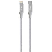 Кабель Ttec AlumiCable USB Type-C - Lightning (M/M), 1.5 м, Silver (2DK41G)