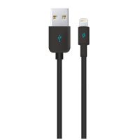 Кабель Ttec USB - Lightning (M/M), 1.2 м, Black (2DKM01S)