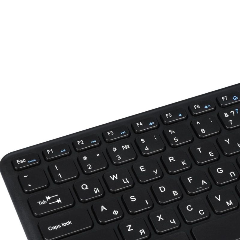 Клавіатура бездротова 2E KT100 WL Ukr Black (2E-KT100WB_UA)