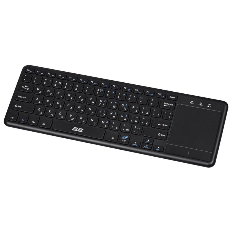 Клавіатура бездротова 2E KT100 WL Ukr Black (2E-KT100WB_UA)