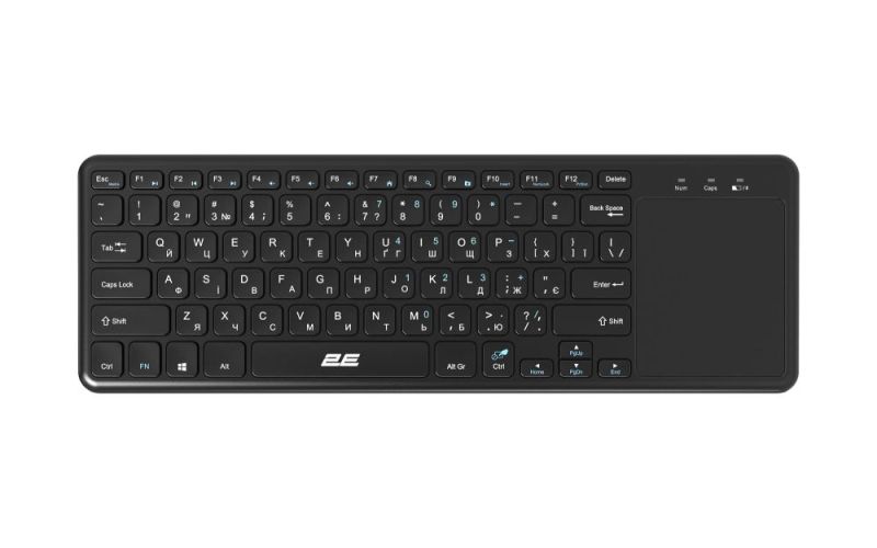 Клавіатура бездротова 2E KT100 WL Ukr Black (2E-KT100WB_UA)