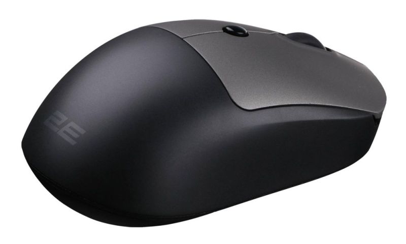 Мышь беспроводная 2E MF218 Silent Black/Gray  (2E-MF218WBG)