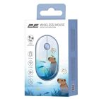 Мышь беспроводная 2E MF300 Capybara Swim Silent WL BT Blue  (2E-MF300WCAPIBARABL)