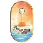 Миша бездротова 2E MF300 Capybara Sunset Silent WL BT Yellow  (2E-MF300WCAPIBARAYW)