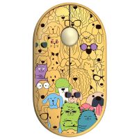 Миша бездротова 2E MF300 Pets Cats&Dogs Silent WL Yellow  (2E-MF300WPETSYW)