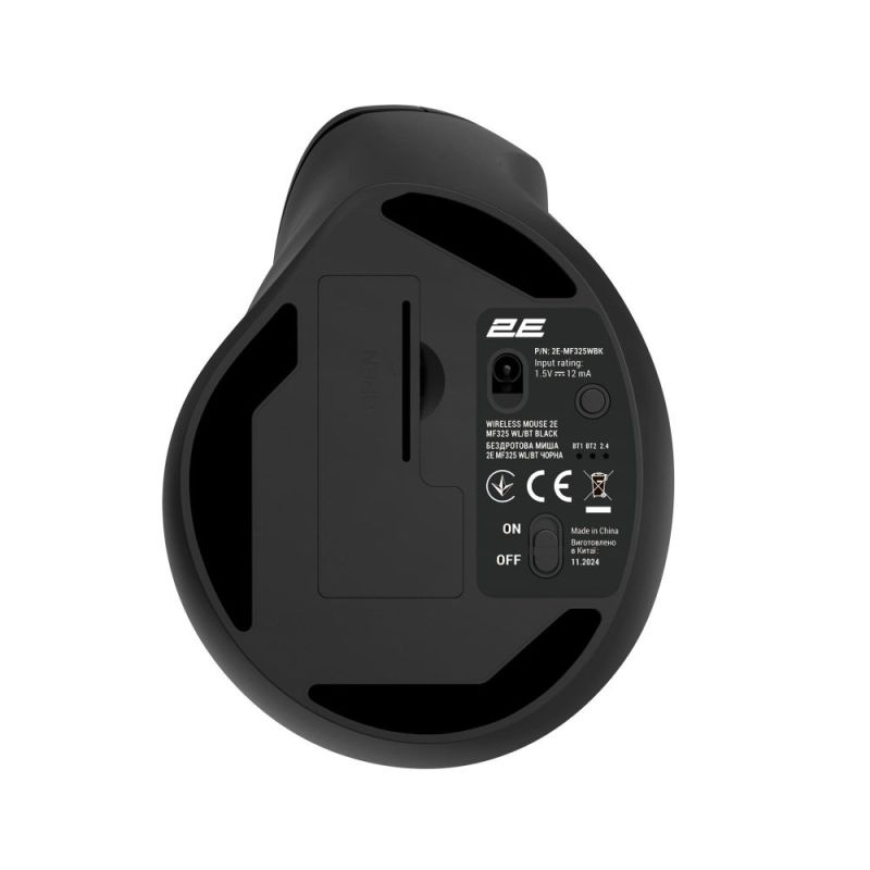 Миша бездротова 2E MF325 Black (2E-MF325WBK)