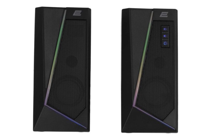 Акустическая система 2E PCS233 RGB Black (2E-PCS233BK)