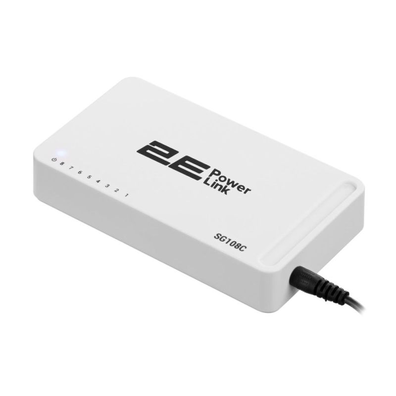 Коммутатор 2E PowerLink SG108C (8xGE, неуправляемый) (2E-SG108C)