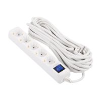Фільтр живлення 2E 5 розеток, 10 м, White (2E-U05ES15M10WH)