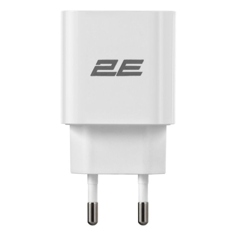 Сетевое зарядное устройство 2E (1USB 3A) 25W White (2E-WC1USBC25W-W)
