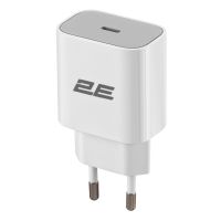 Сетевое зарядное устройство 2E (1USB 3A) 30W White (2E-WC1USBC30W-W)