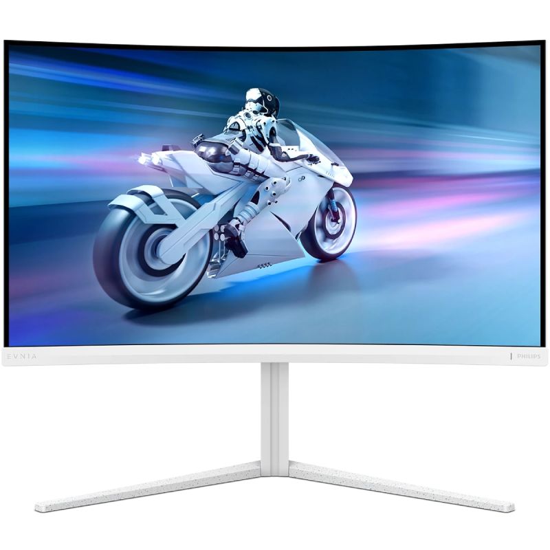 TFT 31.5" Philips 32M2C5501, Fast VA, QHD 2K, 180hz, вигнутий, 2хHDMI, DP, HAS, білий (32M2C5501/00)