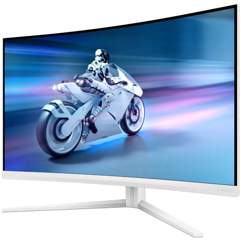 TFT 31.5" Philips 32M2C5501, Fast VA, QHD 2K, 180hz, вигнутий, 2хHDMI, DP, HAS, білий (32M2C5501/00)