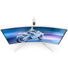 TFT 31.5" Philips 32M2C5501, Fast VA, QHD 2K, 180hz, вигнутий, 2хHDMI, DP, HAS, білий (32M2C5501/00)