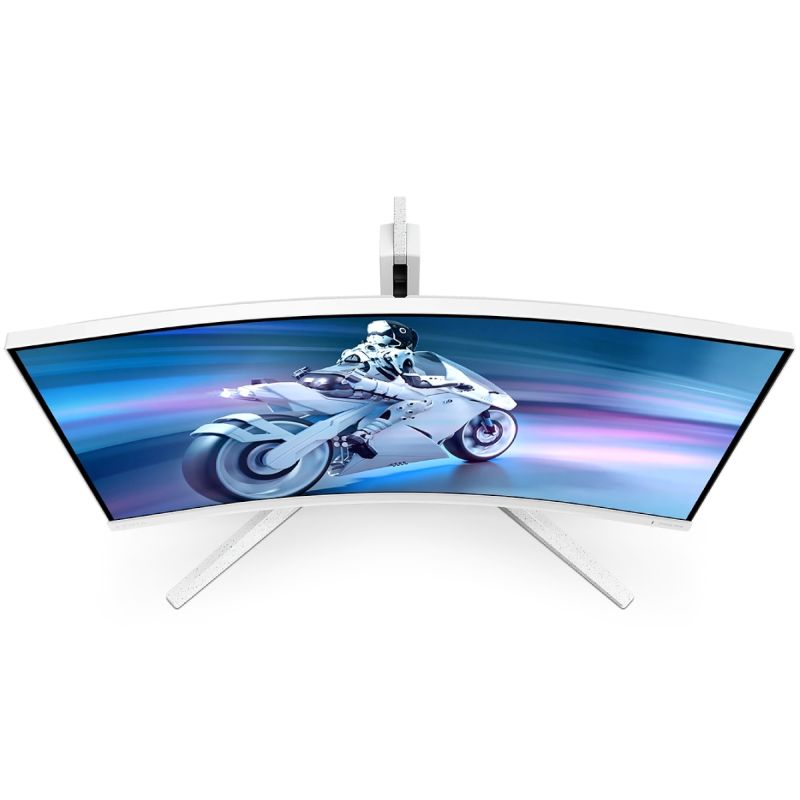TFT 31.5" Philips 32M2C5501, Fast VA, QHD 2K, 180hz, вигнутий, 2хHDMI, DP, HAS, білий (32M2C5501/00)