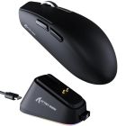 Мишка Attack Shark G3 PRO, Wireless/Bluetooth, 25000dpi. (PAW3311), 6кн., Black (G3PROB_AS)