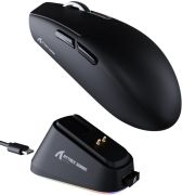 Мишка Attack Shark G3 PRO, Wireless/Bluetooth, 25000dpi. (PAW3311), 6кн., Black (G3PROB_AS)