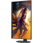 TFT 27" AOC U27G4R, 4K UHD, IPS, 160Гц, 2хHDMI, DP, HAS, Pivot, чорно-червоний (U27G4R)