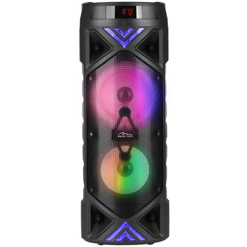 Акустична система 1.0 Media-Tech 50W Bluetooth/FM/AUX/SD/USB/КАРАОКЕ/LED чорна (MT3182)