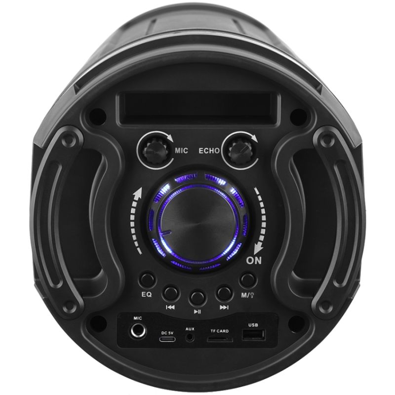 Акустична система 1.0 Media-Tech 50W Bluetooth/FM/AUX/SD/USB/КАРАОКЕ/LED чорна (MT3182)