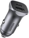 Автозарядка 2xUSB 30W (USB-C + USB-A) CD130 Ugreen (40858)