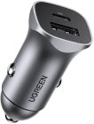Автозарядка 2xUSB 30W (USB-C + USB-A) CD130 Ugreen (40858)