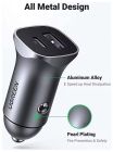 Автозарядка 2xUSB 30W (USB-C + USB-A) CD130 Ugreen (40858)