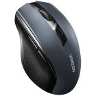 Мишка UGREEN 2.4GHz MU006, бездротова, Bluetooth, 4000dpi., 4кн.,Silence Design, Сіра (90855)