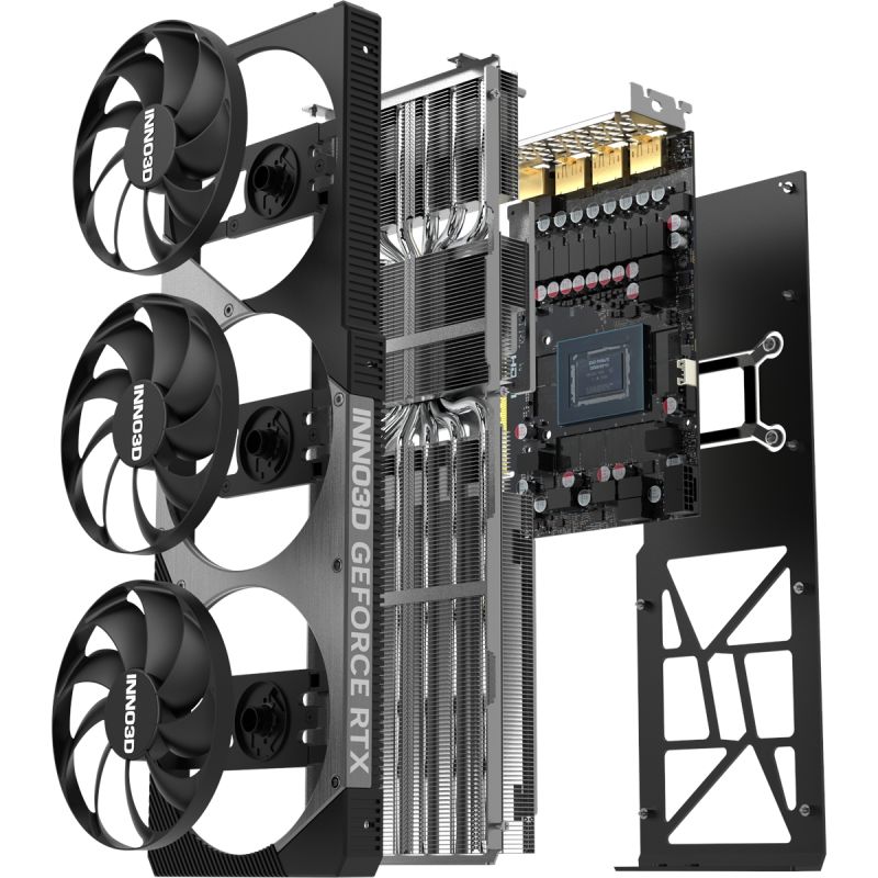 GeForce RTX5070 Ti Inno3D X3 OC, 16GB GDDR7, 256bit, PCI Express 5.0 (N507T3-16D7X-176068N)