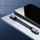 Кабель Type C - AUX Audio M/F 0.10м UGREEN AV142 Чорний (30632)