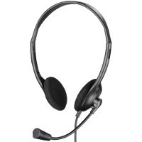 Гарнітура Sandberg MiniJack Headset Bulk, 3,5мм+converter 2х3,5мм, Black (825-30)