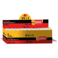 Батарейка Kodak Extra Heavy Duty 6F22 1шт, коробка (30412781)