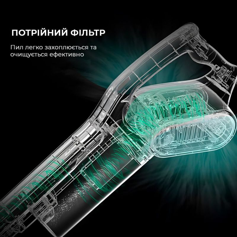 Пилосос Deerma Stick Vacuum Cleaner Cord White (DX700)_ (DX700_)
