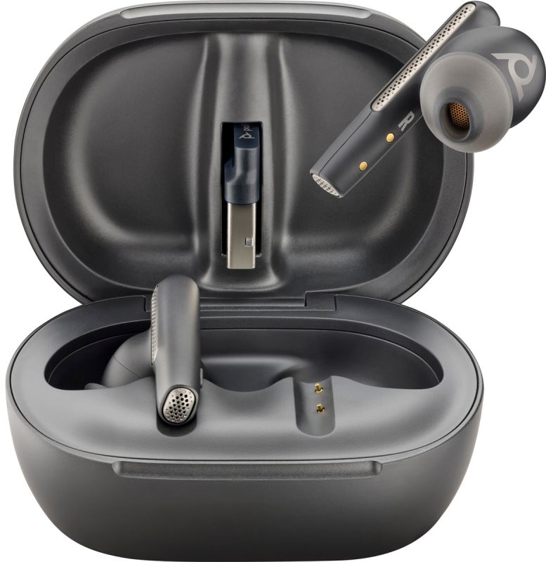 Навушники TWS Poly Voyager Free 60+ Earbuds + BT700A + TSCHC Black (7Y8G3AA)
