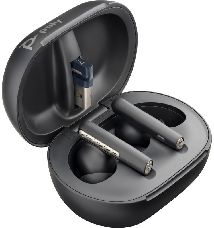 Навушники TWS Poly Voyager Free 60+ Earbuds + BT700A + TSCHC Black (7Y8G3AA)
