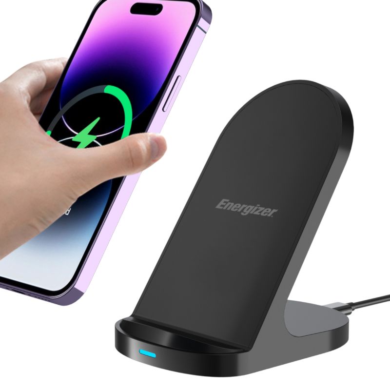 Зарядний пристрій Wireless 15W Energizer WCP108 чорний (WCP108)