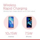 Зарядний пристрій Wireless 15W Energizer WCP108 чорний (WCP108)